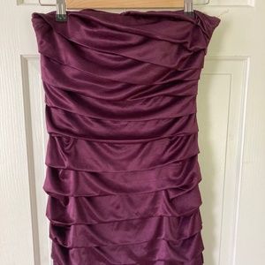 Plum formal dress